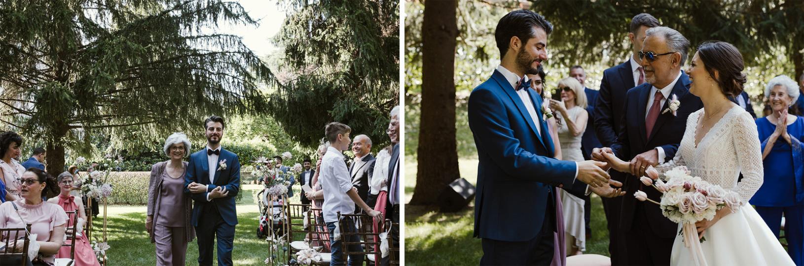 bride and groom walk down the aisle | Laura Stramacchia | Wedding Photography